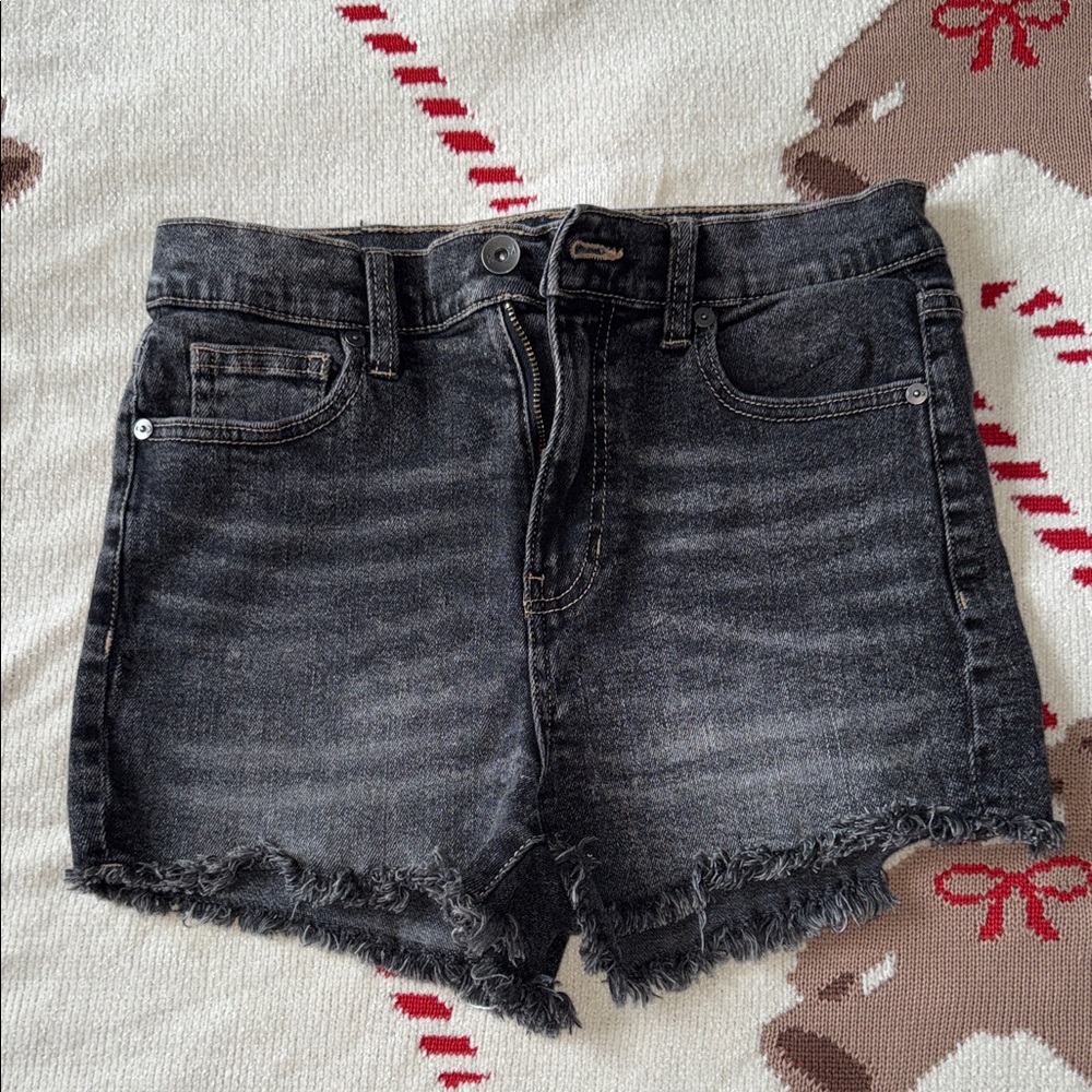 Kendall & Kylie Charcoal Jean Shorts